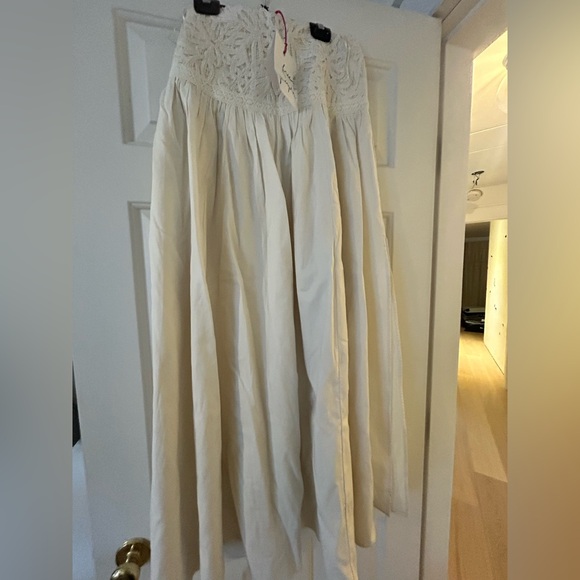 Free People Size 6 Lace Panel Corset Maxi Skirt - Picture 8 of 8